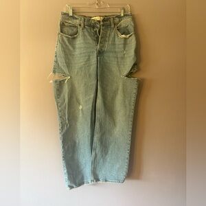 Abercrombie & Fitch Relaxed Light Blue Jeans